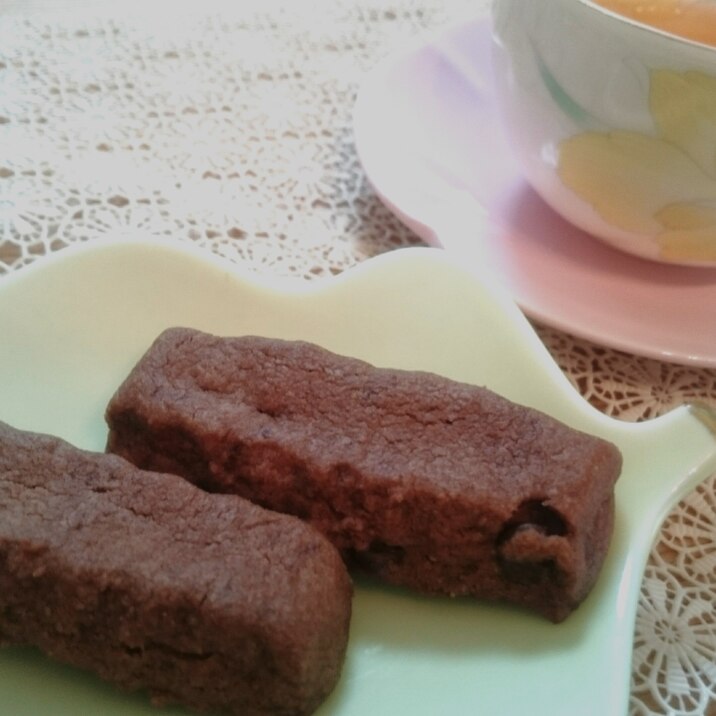 バター 卵不使用でおいしい 簡単チョコクッキー レシピ 作り方 By あゆせ 栄養士 楽天レシピ